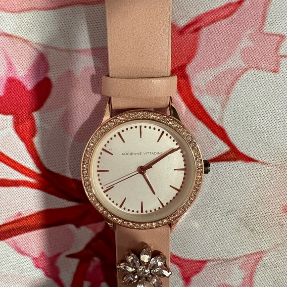 Adrienne Vittadini Collection Women’s Crystal Watch - Picture 2 of 4